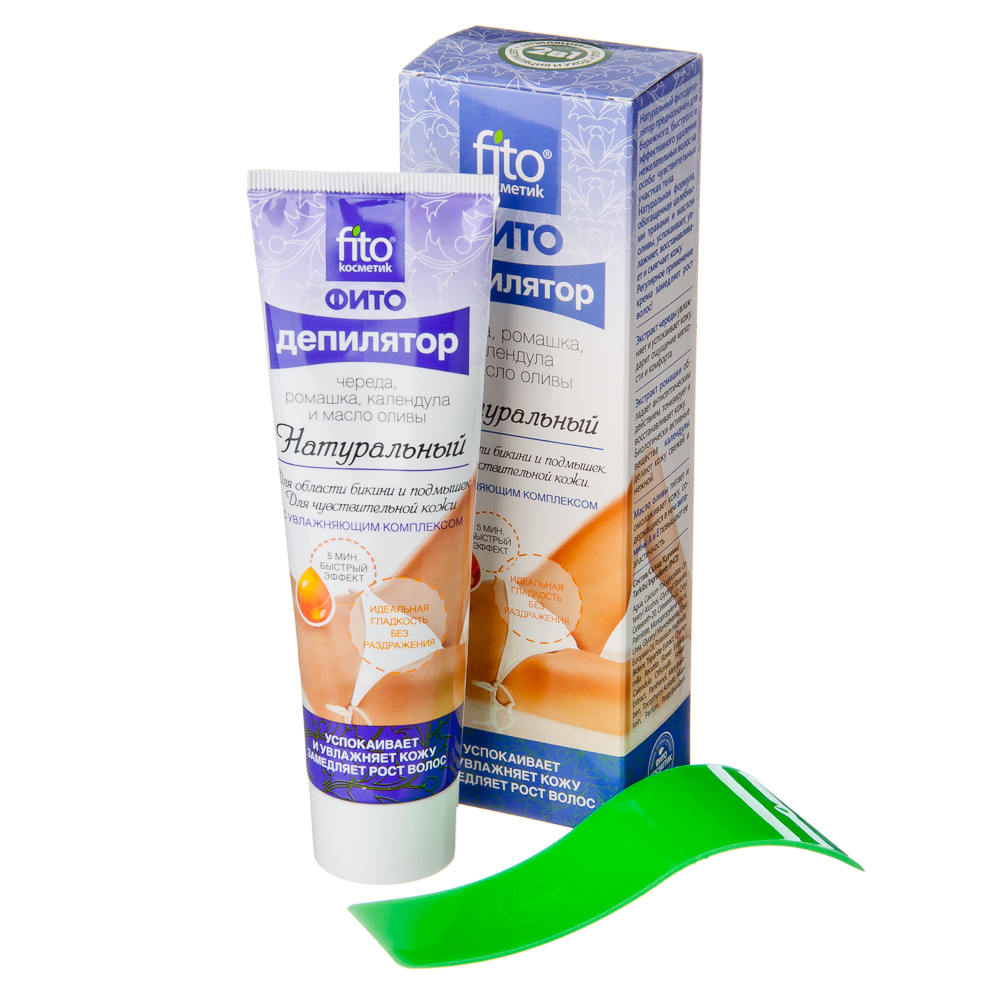 Fito Cosmetics Depilatory with a string, chamomile, calendula and olive oil for sensitive skin with a moisturizing complex (2) .jpg 
