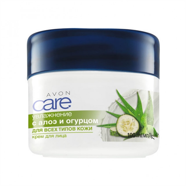 Avon Care Moisturizing Aloe and Cucumber Face Cream 