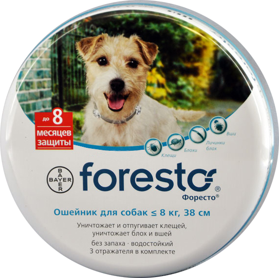Foresto (Bayer) up to 8 kg 38 cm 