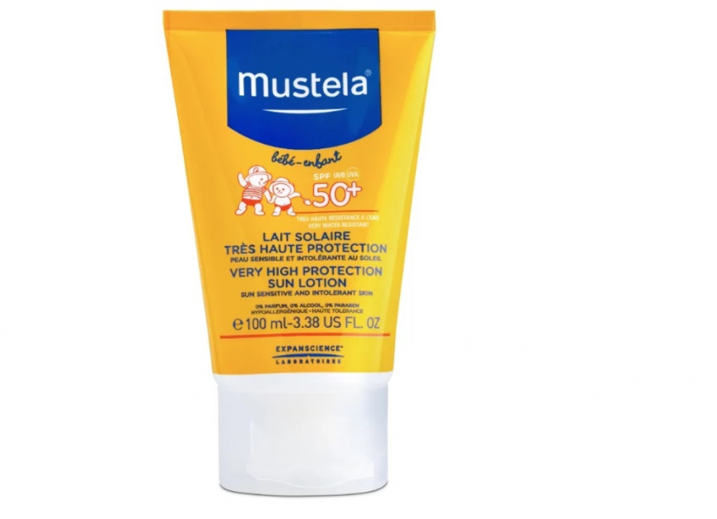 Mustela Baby sunscreen milk for face and body SPF 50 