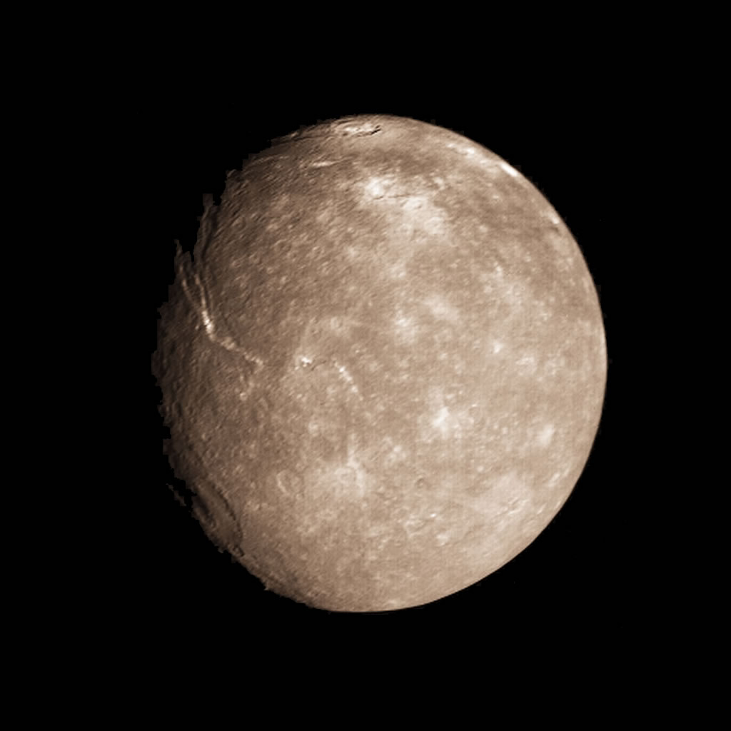 Titania, satellite of Uranus  