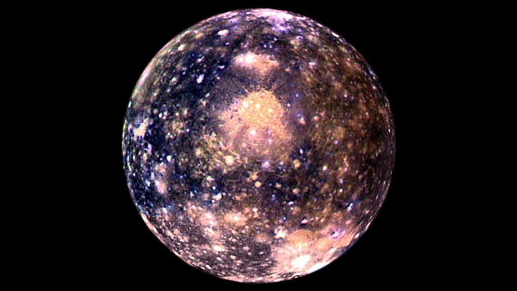  Callisto, moon of Jupiter 