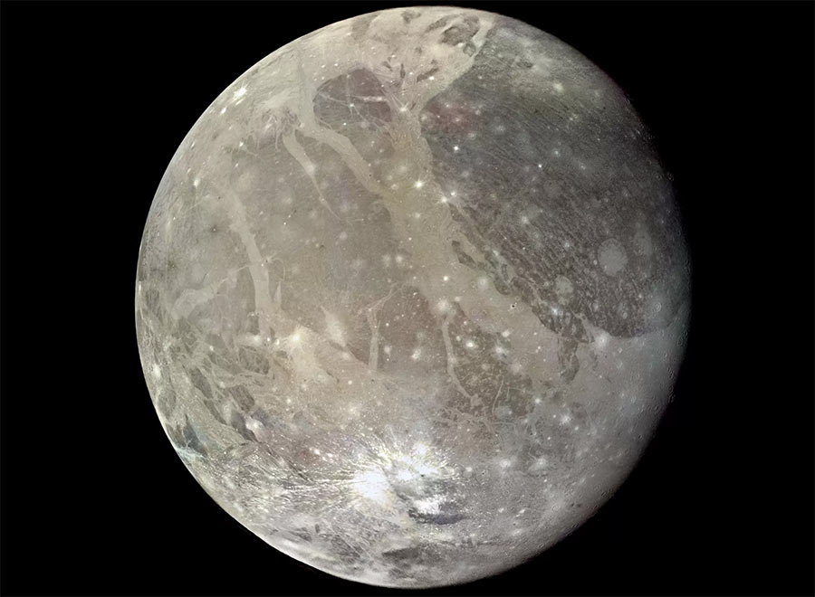 Ganymede, moon of Jupiter 