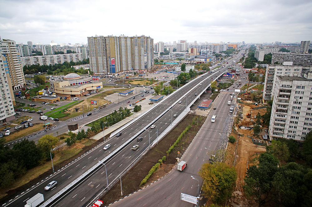 Warsaw highway in Moscow 