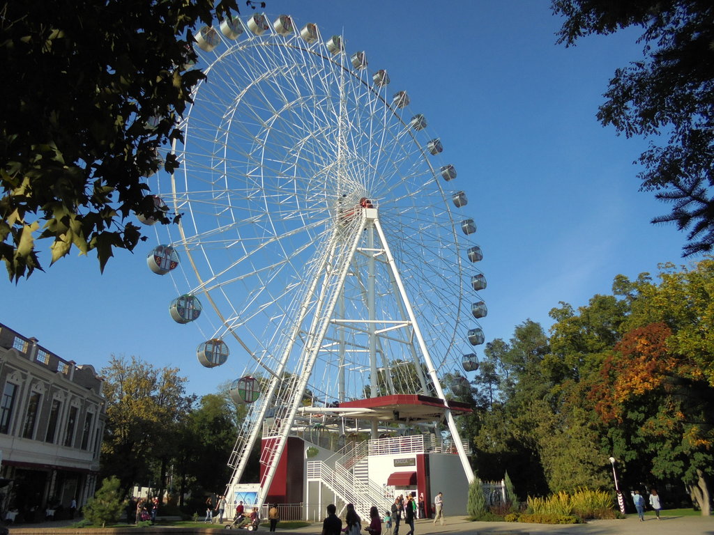 Ferris wheel in Gorky Park, Krasnodar 