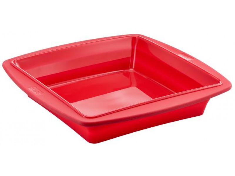 BAKING FORM TEFAL J4090554 SQUARE.  23 X 23 CM SILICONE PLATINUM RED.jpg 