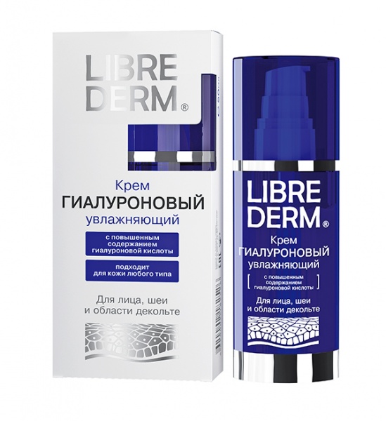 Librederm Hyaluronic Moisturizing Cream Hyaluronic moisturizing cream for the face of the neck and décolleté 