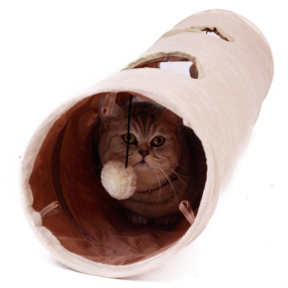 VKTECH Tunnel with Balls Funny Tunnel for Cats 