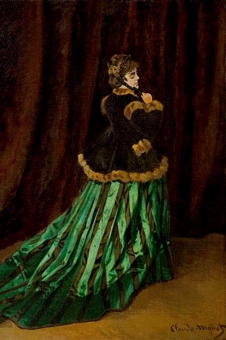 Lady in a Green Dress' (Camilla), 1866 