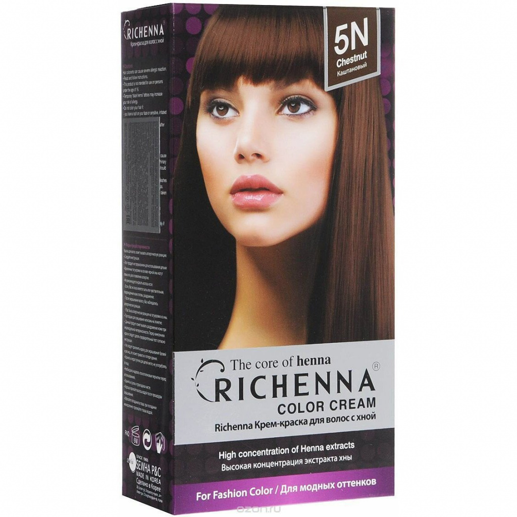 Richenna Cream hair color with henna 