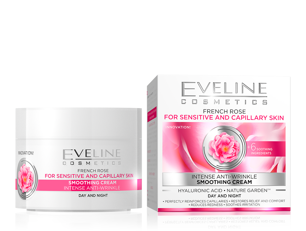 Eveline Cosmetics active anti-aging cream French rose 