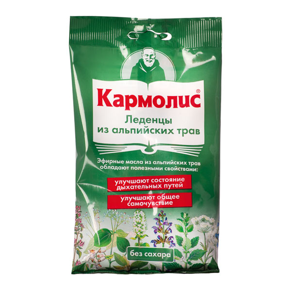 Karmolis Alpine Herb Lollipops (Sugar Free) 