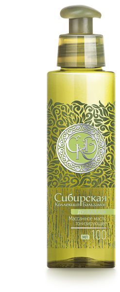 Relaxing massage oil 'A drop of happiness' Siberian health 