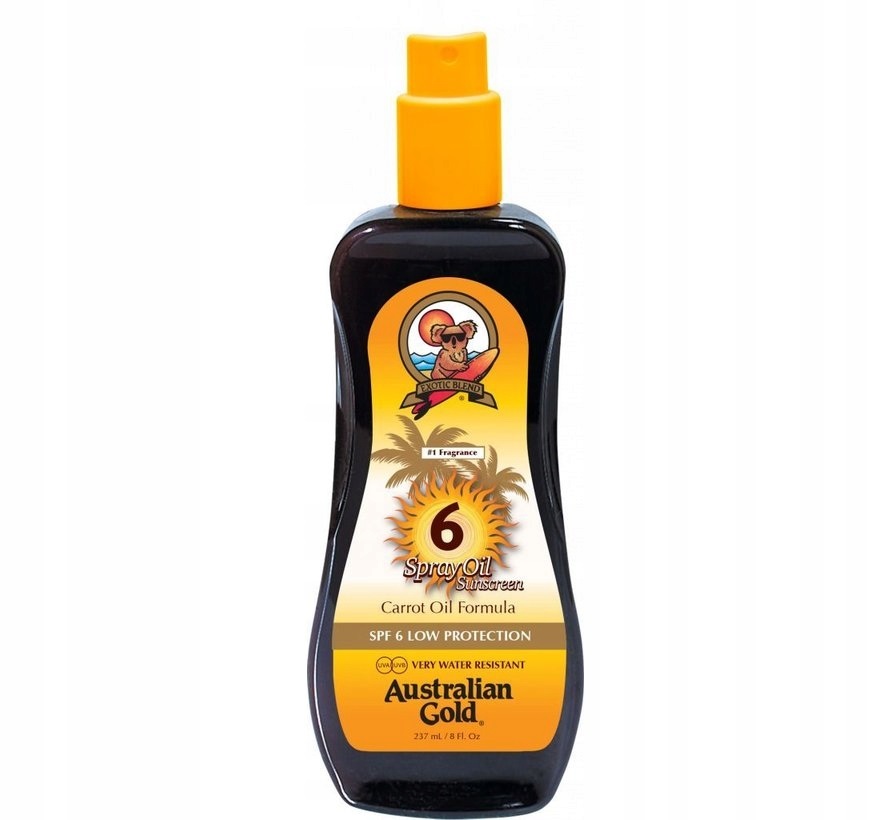 Australian Gold Oil-spray for tanning SPF 6 Spray Carrot Oil 