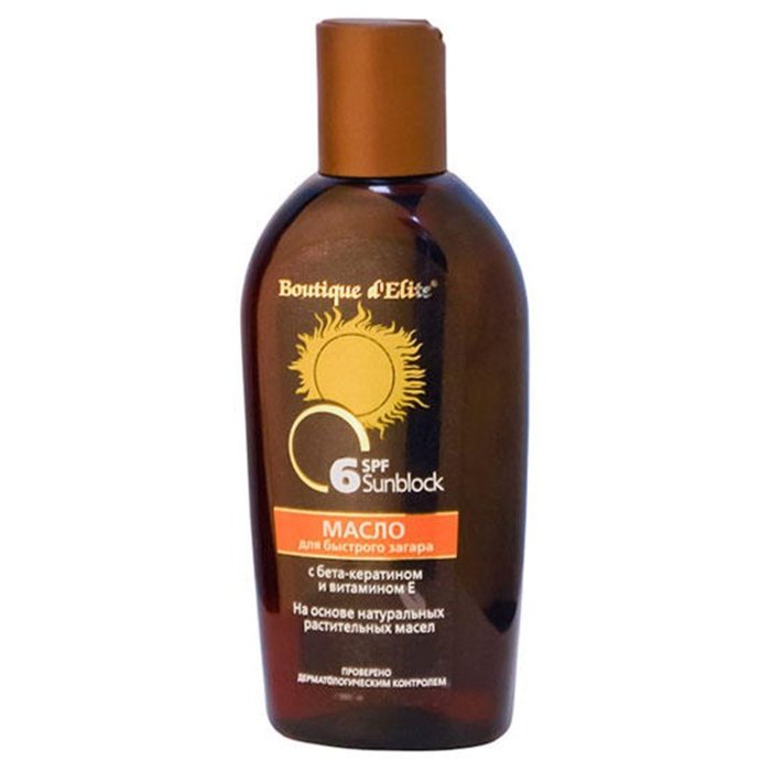 Boutique d'Elite Intense Tanning Oil SPF 6 