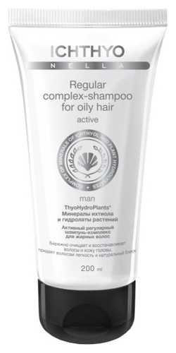 ICHTYONELLA Active Regular Shampoo Complex for Oily Hair for Men 