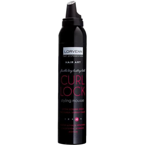 LORVENN HAIR ART MOUSSE CURL LOCK FOAM, FOR STYLING FOR UNAUTHORIZED, CURLY HAIR, VERY STRONG FIXATION2.JPEG 
