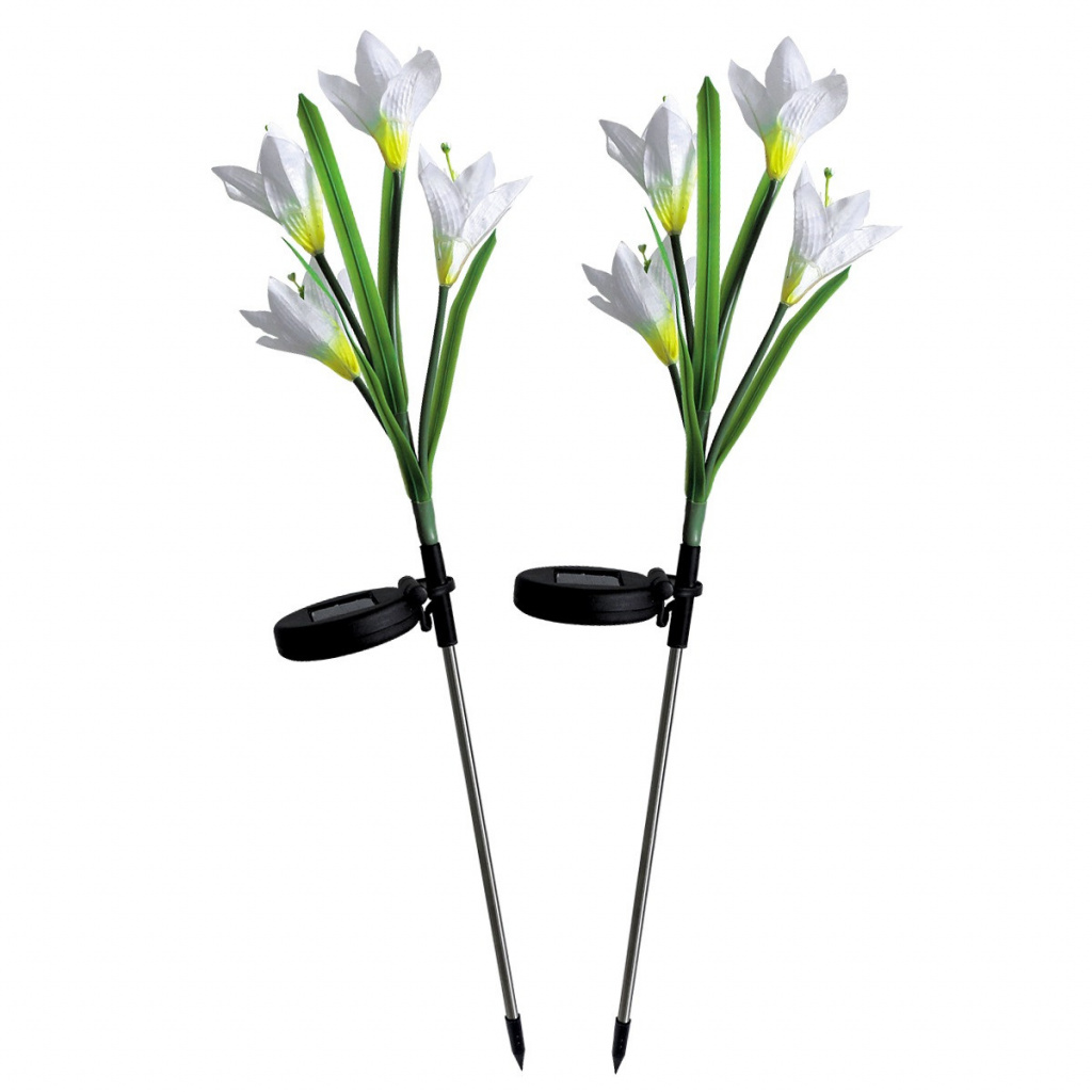 Wonderful garden Lamp Irises white 695 