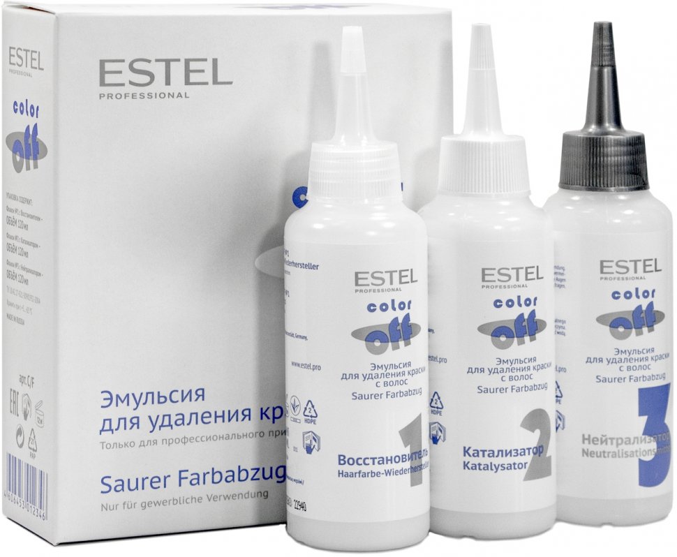 Estel Professional Emulsion for removing hair dye Color Off 