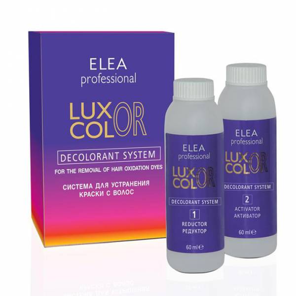 ELEA Professional LUXOR COLOR DECOLORANT SYSTEM System for removing color from hair 