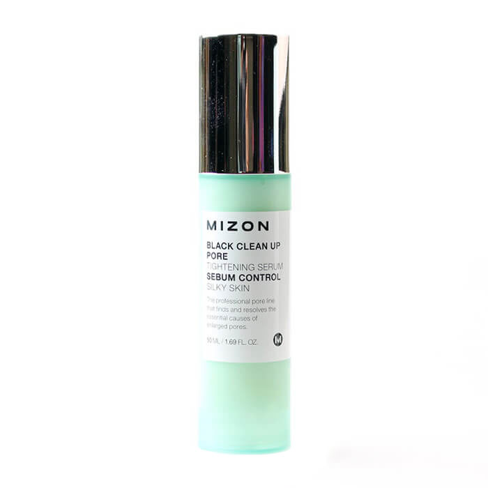 Mizon Black clean up pore tightening serum 
