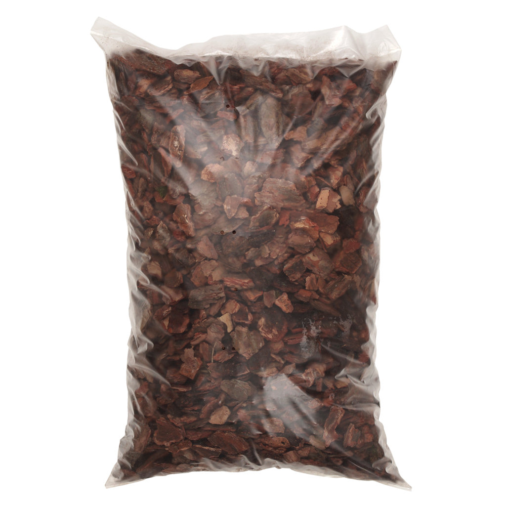 Hand-processed pine bark fraction 4-8 in bags 50l 