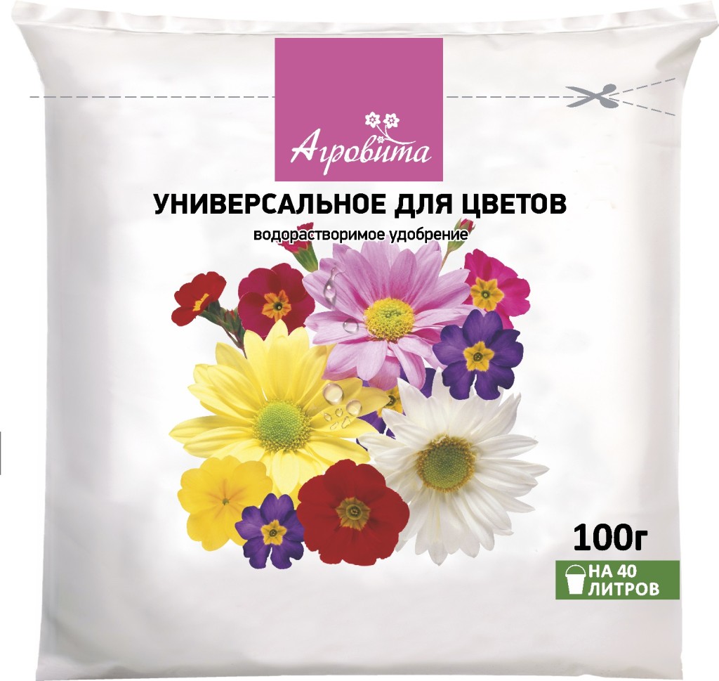 Agrovita for Flowers universal water-soluble fertilizer 100g 