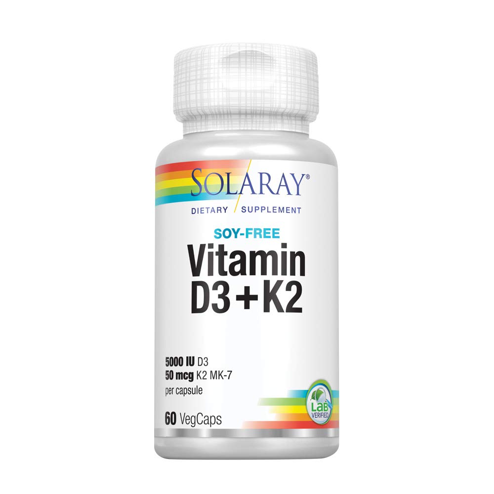 Solaray Vitamin D3 + K2 