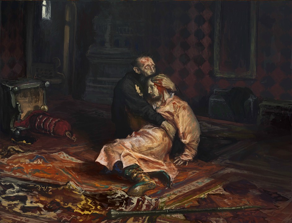 Ivan the Terrible and his son Ivan 