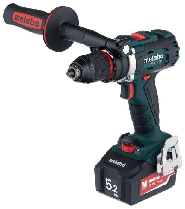 Metabo BS 18 LTX BL I 5.2Ah x2 Case 120 Nm 