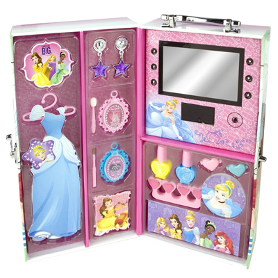 MARKWINS PRINCESS DECORATIVE COSMETICS SET IN SUITCASE WITH LIGHT 