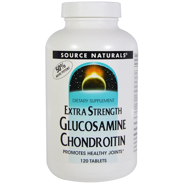 Source Naturals Extra Strength Glucosamine & Chondroitin 