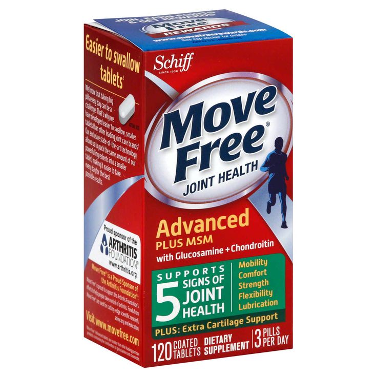 SCHIFF MOVE FREE JOINT HEALTH, GLUCOSAMINE, CHONDROITIN & MSM 