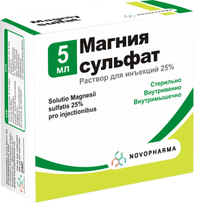 Magnesium sulfate (magnesia) 