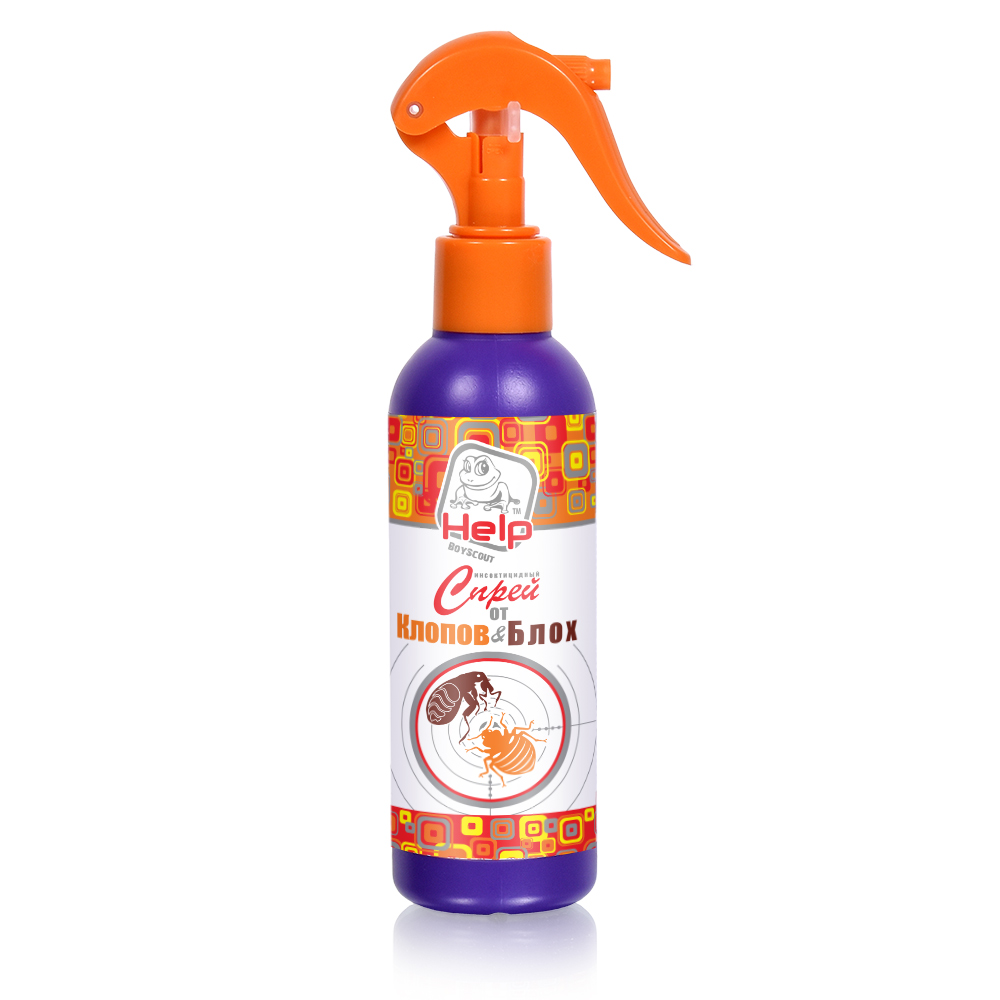 Insecticidal spray for bugs and fleas HELP 200 ml 