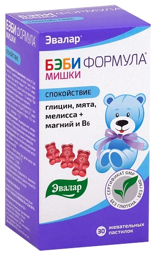 Baby Formula Bears chewing lozenges Calm 