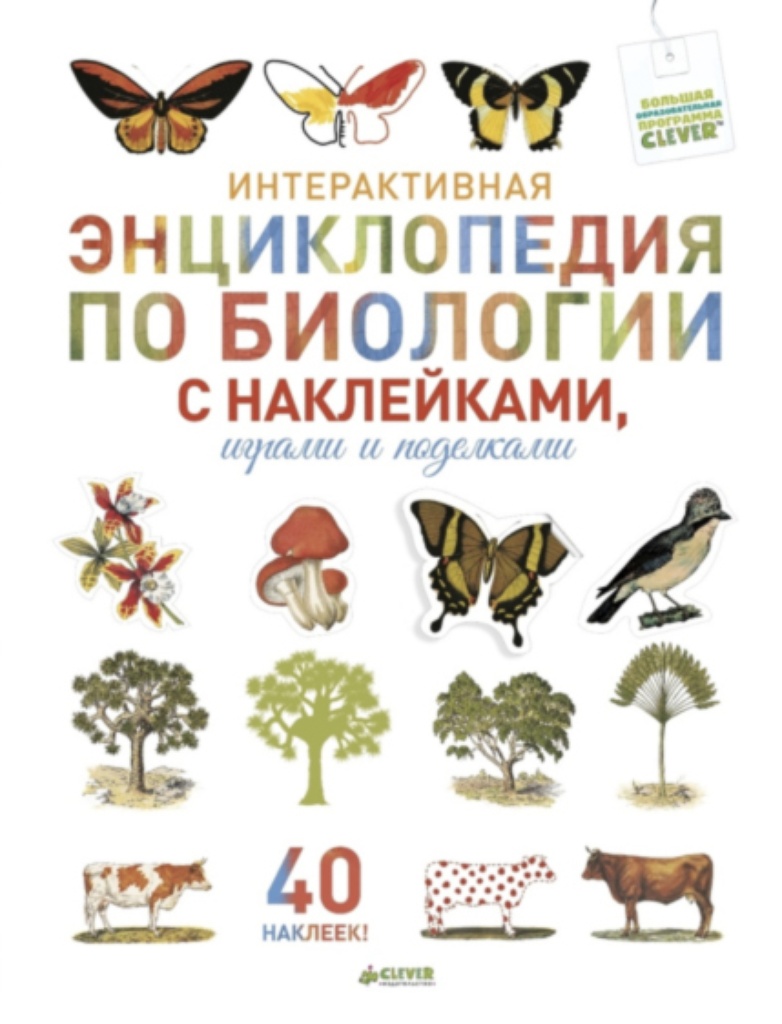 Interactive Biology Encyclopedia with Stickers, Games and Crafts (CLEVER Publishing) 