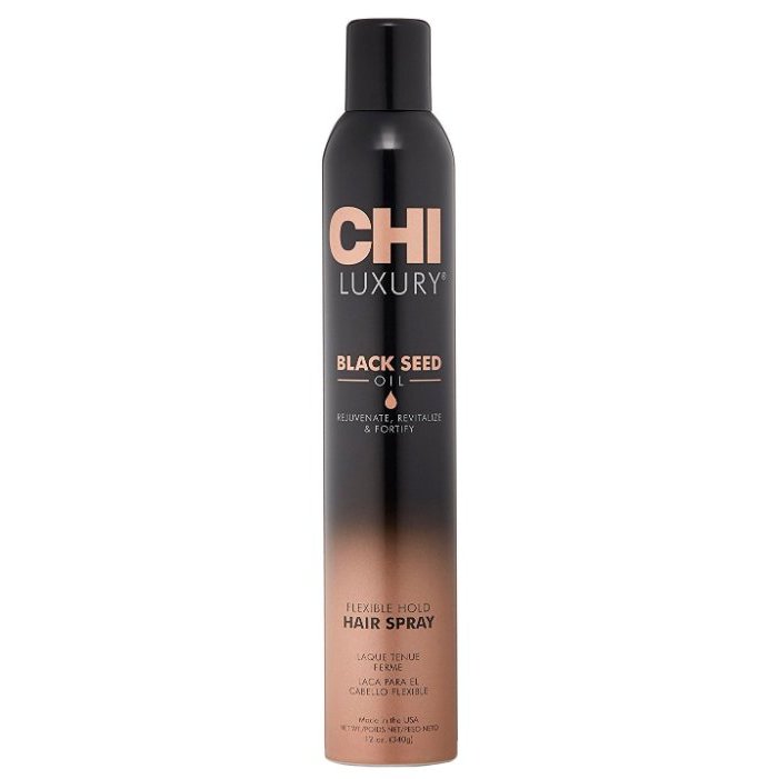 CHI Hairspray Black seed oil Flexible hold weak hold 