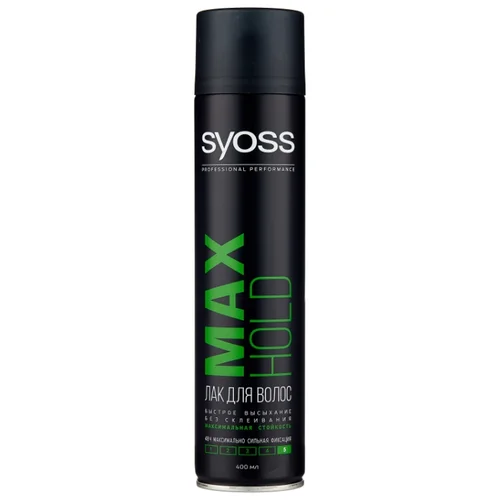 Syoss Hairspray Max hold extra strong hold 