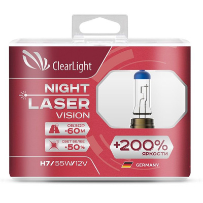 CLEARLIGHT NIGHT LASER VISION + 200% LIGHT 