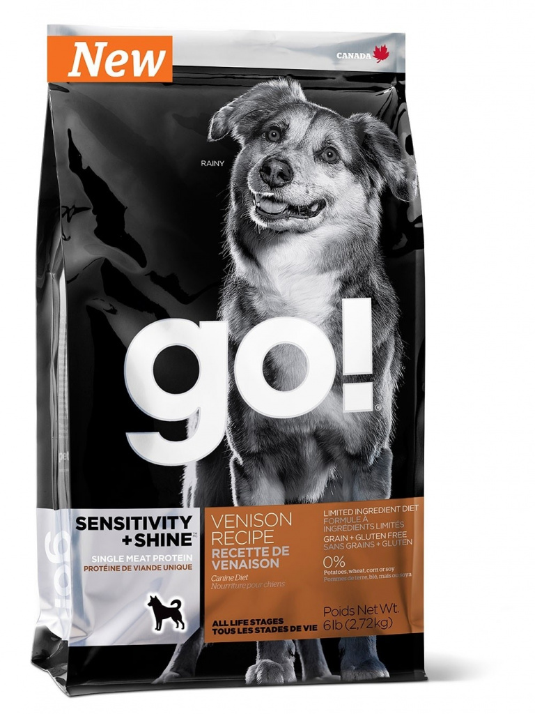 GO! NATURAL Holistic SENSITIVITY + SHINE Venison Recipe DF for puppies 