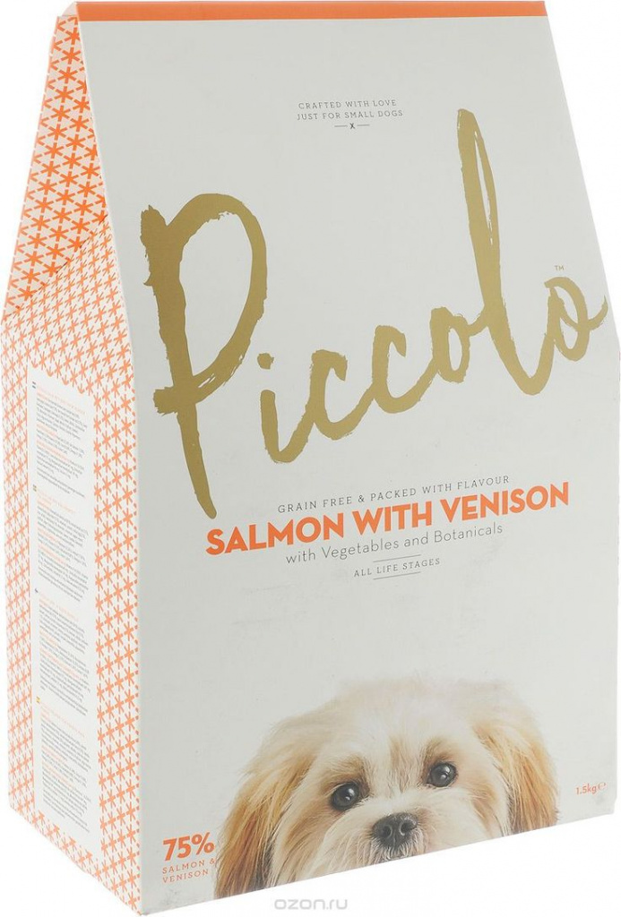 Piccolo Small Dogs Salmon with Venison