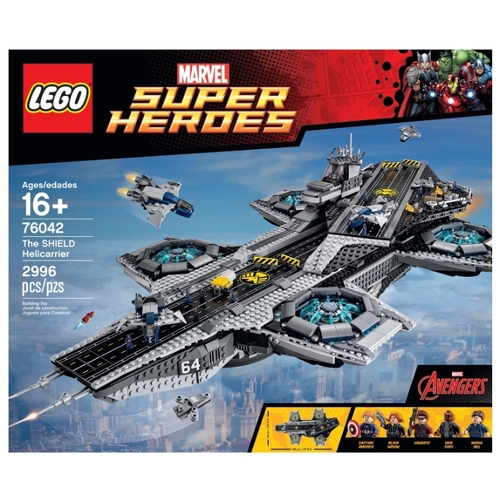  Lego Marvel Super Heroes 76042 Carrier Helicopter 