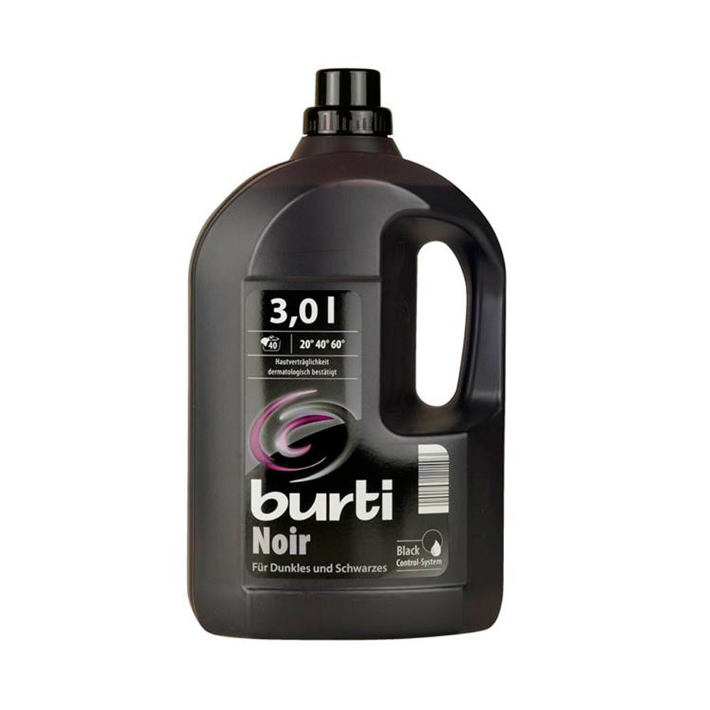 'Burti Noir' liquid detergent for washing black  