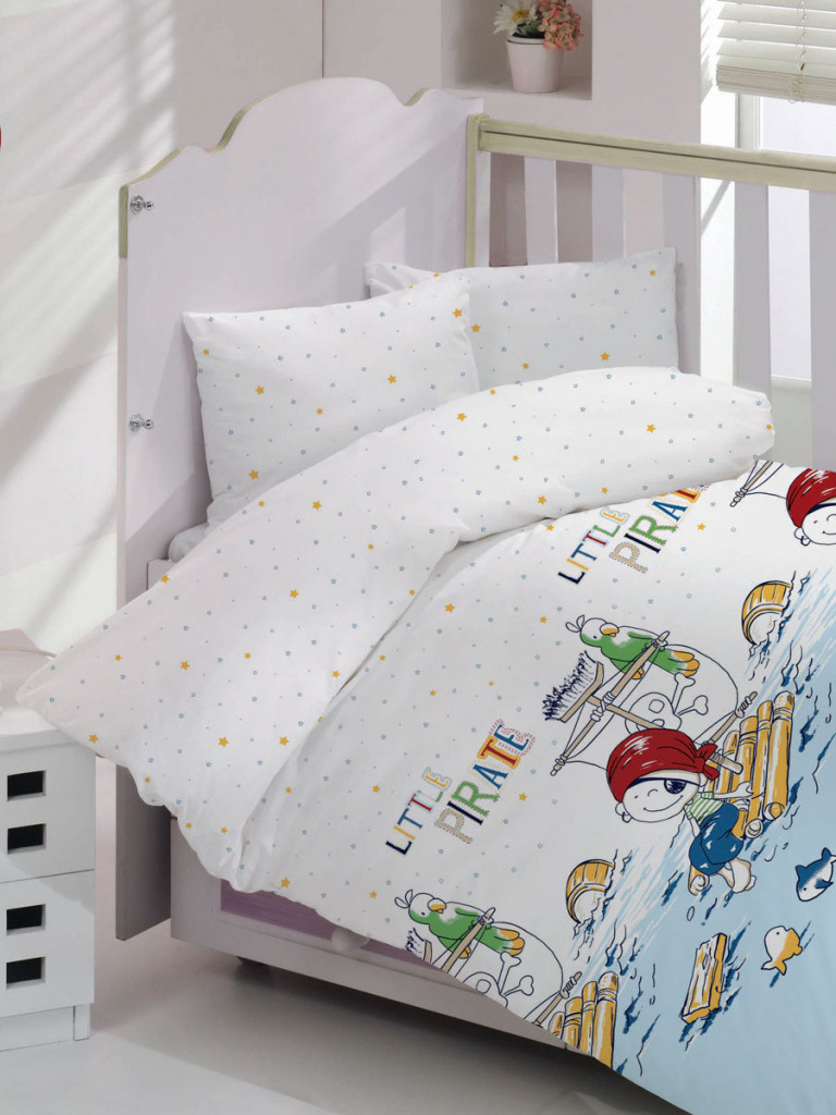 Arya home collection / Bed Linen Arya Ranfors Baby 100X150 Little Pirate 
