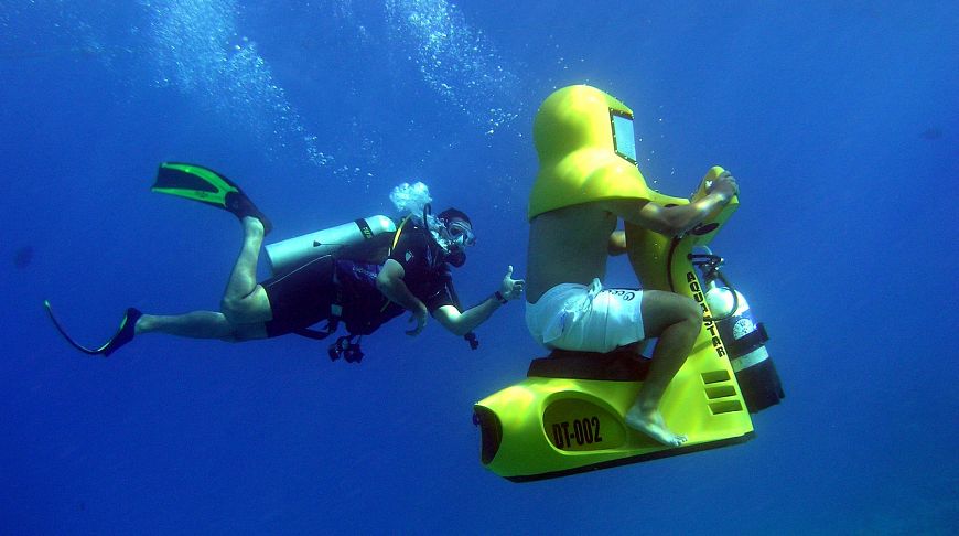 Underwater motorcycles 