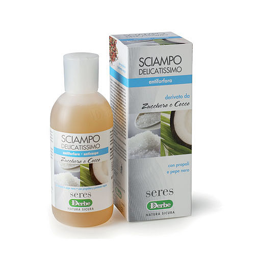 DERBE SCIAMPO ZUCCHERO E COCCO CAPELLI SFIBRATI SHAMPOO SUGAR AND COCONUT FOR DRY AND CROWN HAIR 