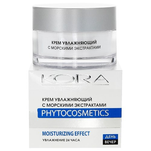 KORA PHYTOCOSMETICS MOISTURIZING CREAM WITH SEA EXTRACTS FOR FACE, NECK AND DECOLTE AREA 