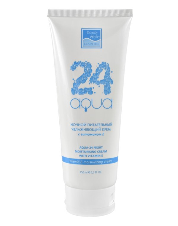 Beauty Style Aqua 24 Vitamin E Moisturizing Cream Nourishing Night Cream for Face with Vitamin E 
