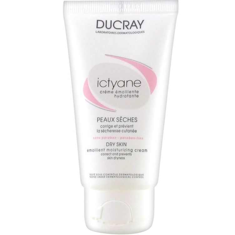 DUCRAY ICTYANE SOFTENING MOISTURIZING FACE AND BODY CREAM FOR DRY SKIN 